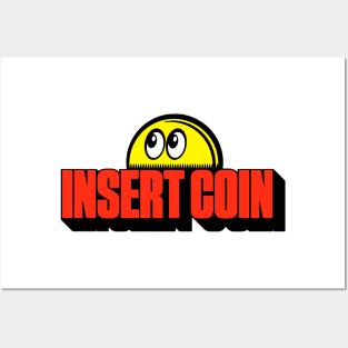 Insert Coin Arcade Posters and Art